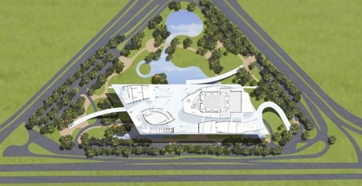 Cidade da Música, implantação, Rio de Janeiro, arquiteto Christian de Portzamparc