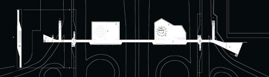 Planta passagem. Concurso Passagens sob o Eixão. Segundo colocado