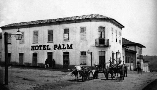 Largo do Capim e Hotel Palm, 1862