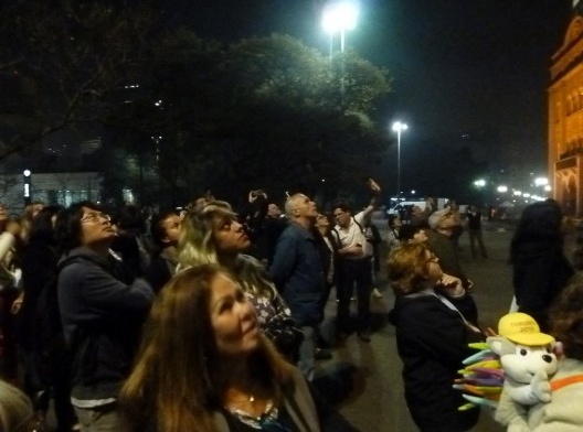 Passeio noturno com o arquiteto Michel Gorski, com visita ao Vale do Anhangabaú e apresentação sobre o projeto original, 2015