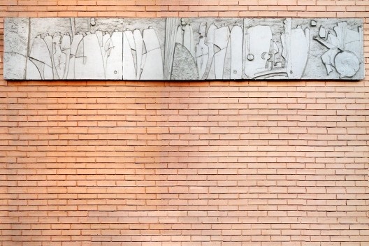 Painel artístico na Alameda Jaú, São Paulo