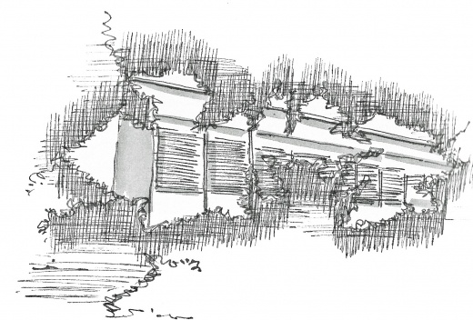 La casa de Jean Prouvé en medio a la vegetación