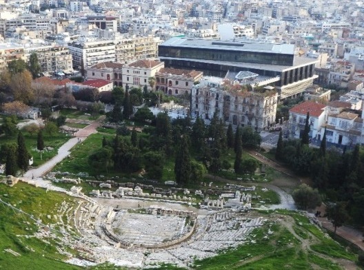 Museu da Acrópole, Atenas, 2009. Arquiteto Bernard Tschumi