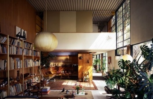 Casa Eames, Case Study House #8, Pacific Palisades, Califórnia, Estados Unidos, 1945-1949, arquitetos Charles Eames e Ray Eames Foto Timothy Street-Porter