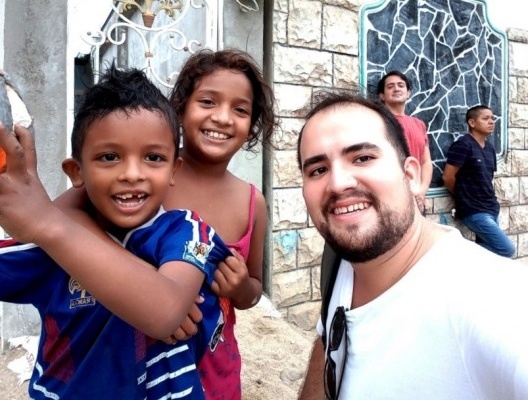 Oscar Eduardo Preciado Velásquez em Huaquillas, Equador, janeiro de 2019