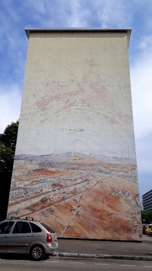 Museu Urbano Tony Garnier, mural A cidade industrial, Lyon, França