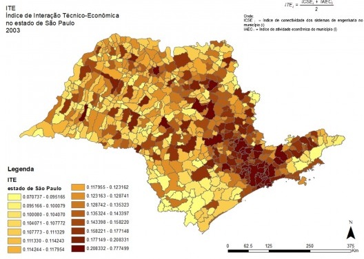 Índice de interação técnico-econômica, 2003