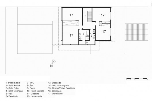 Residência Rodolpho Ortenblad Filho II, plantas térreo e superior, São Paulo, 1956. Arquiteto Rodolpho Ortenblad Filho