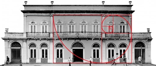 Proporções áureas observadas na fachada do Palácio do Itamaraty, Rio de Janeiro