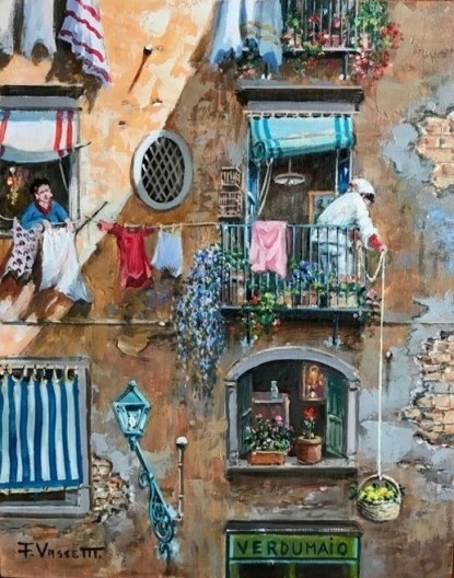 Francesco Vassetti, Pulcinella tira o' Panaro – Il Pallonetto – Napoli