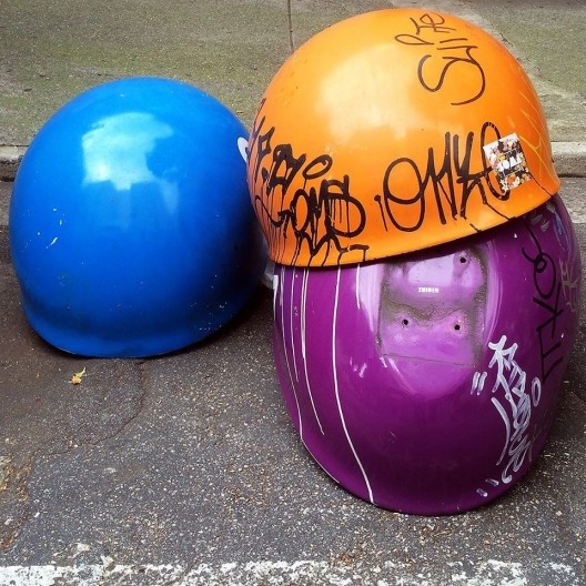 Orelhões descartados, Higienópolis, São Paulo