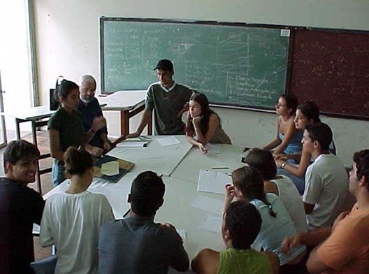 Sala de aula da disciplina Projeto de Arquitetura 1