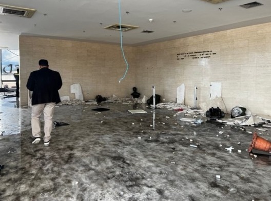 Praça dos Três Poderes e seus palácios após os atentados de 8 de janeiro de 2023