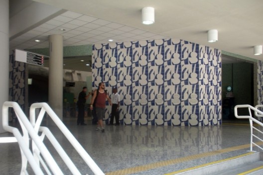 Acesso da estação intermodal, bairro de Ipanema