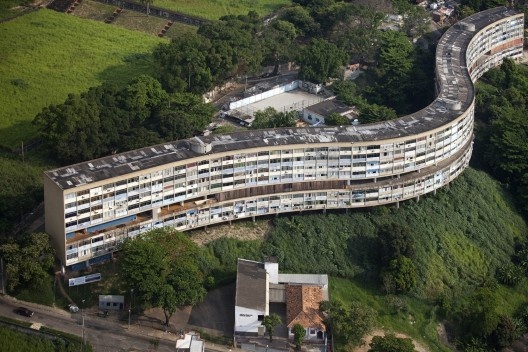 Conjunto Residencial Prefeito Mendes de Moraes (Pedregulho), Rio de Janeiro RJ Brasil, 1947. Arquitetos Affonso Eduardo Reidy e Carmen Portinho
