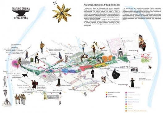 Anhangabaú da Feliz Cidade: mapa geral da ocupação