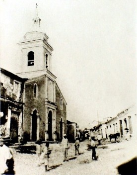 Imagen antigua de la Iglesia de San Francisco de Asís