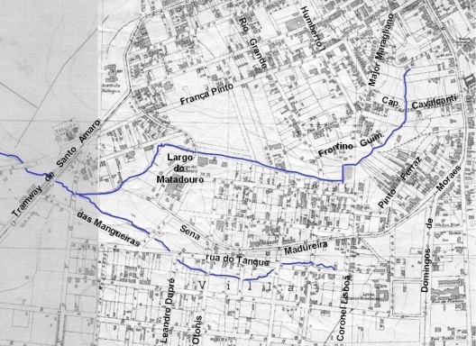 O Sapateiro e seu afluente da margem direita, em 1930