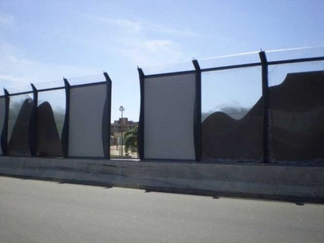 As eco walls na Linha Vermelha