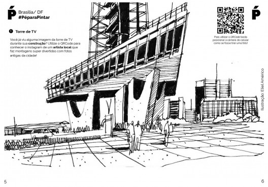 Pé para Pintar: edição Brasília com ilustrações de Eliel Américo