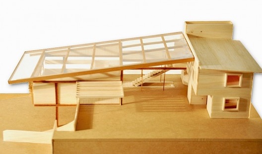 Residência Atibaia, volumetria, Atibaia SP, 2008. Arquiteto Bernardo Telles.