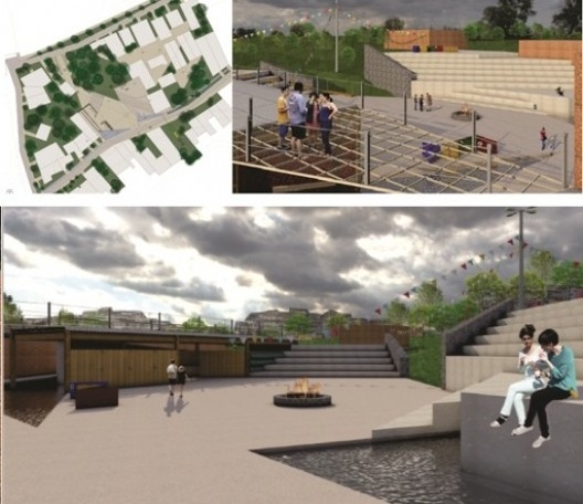 Praça, da aluna Flávia Carneiro