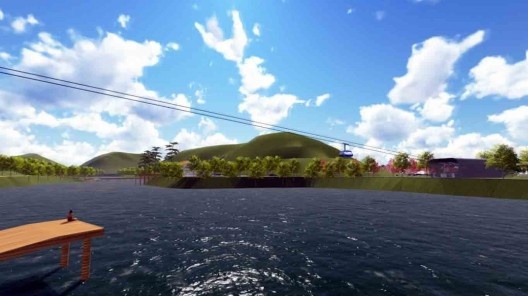 Requalificação do Parque Natural do Pedroso, reativação do teleférico. Projeto acadêmico de Arthur Ribeiro Molinari