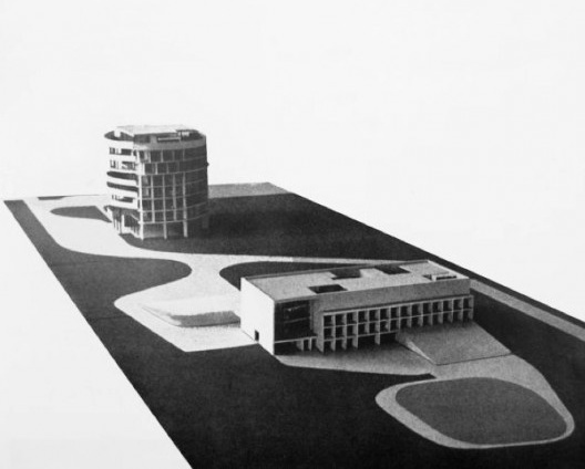 Embaixada da França, maquete, Brasília, 1962-1964, arquiteto Le Corbusier