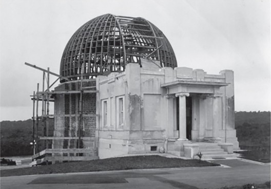 Pavilhão do Grande Equatorial (Planetário), construção, 1941