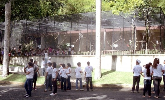 Visitantes no Parque Zoobotânico Arruda Câmara