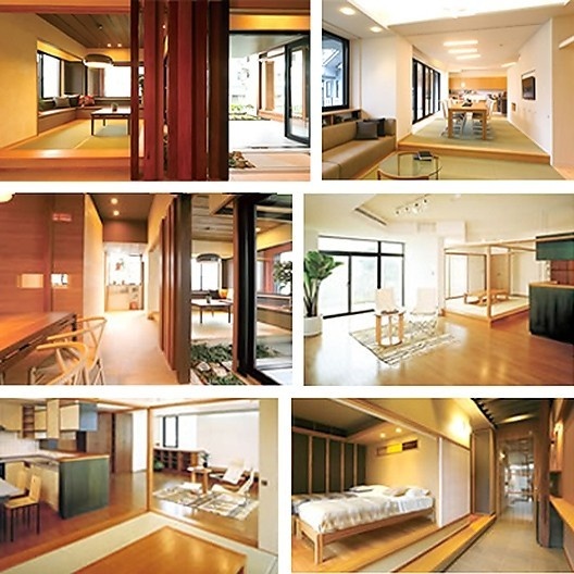 Next 21, interiores das unidades habitacionais, Osaka