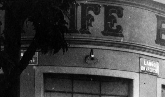 Brasserie High Life, detalhe da fachada, Largo do Arouche, São Paulo