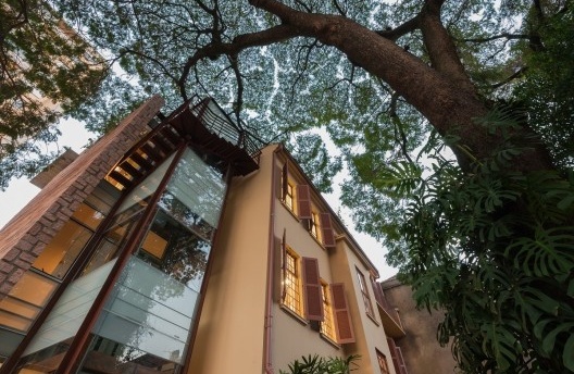 Casa Lutzenberger, vista externa. Reforma Kiefer arquitetos