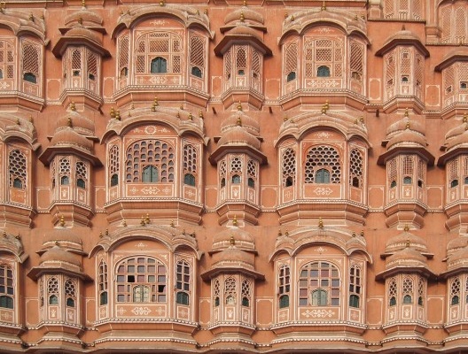 Hawa Mahal, ou Palácio dos Ventos, Jaipur, Índia