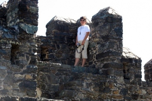 Regiane Pupo no Castelo de Óbidos, Portugal