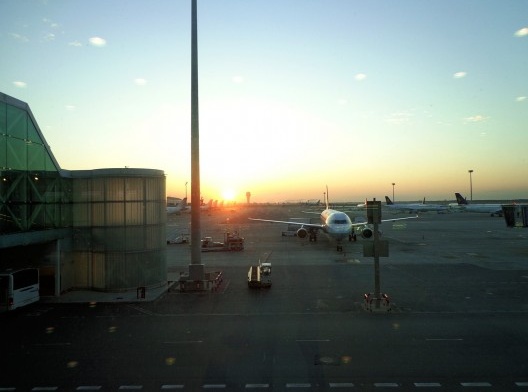 Barcelona, jun. 2013. Vista do aeroporto de El Prat