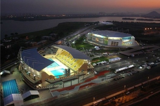 Parque Aquático Maria Lenk, Barra da Tijua, Rio de Janeiro. Arquiteto Paulo Casé, 2007