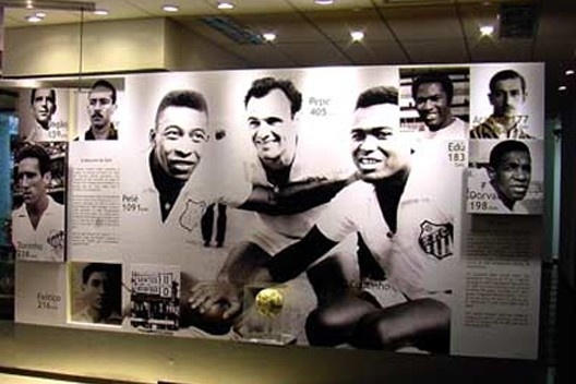 Espaço dos Artilheiros, Memorial das conquistas do Santos