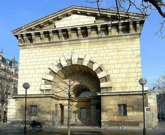 Portas alfandegárias de Paris. Claude-Nicolas Ledoux. Barrière du Trône ou Barrière de Vincennes, 1787