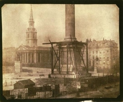 Coluna de Nelson, Trafalgar Square, Londres, 1844