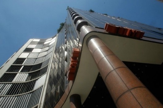 Edifício-sede do Banco Safra, Centro, Rio de Janeiro. Arquiteto Paulo Casé, 1983