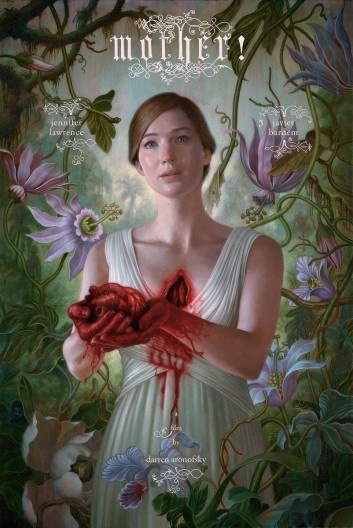 Cartaz do filme Mãe!, direção de Darren Aronofsky