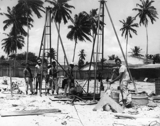 Início das obras do Hotel Tambaú
