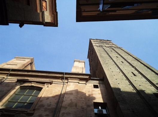 Bologna, torre, janeiro de 2014