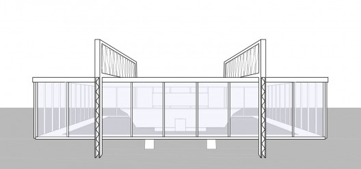 Perspectiva externa esquemática, Projeto de Teatro, 1947-9, Reginald F. Malcolmson