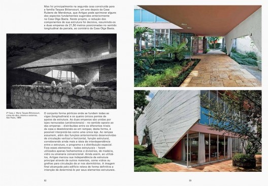 Páginas do livro Vilanova Artigas: Casa Paulistas, de Marcio Cotrim