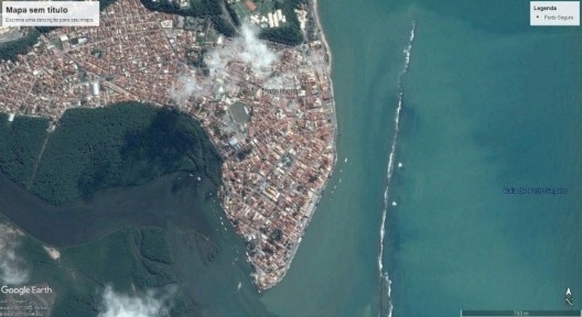 O cordão de recifes e o “porto seguro”