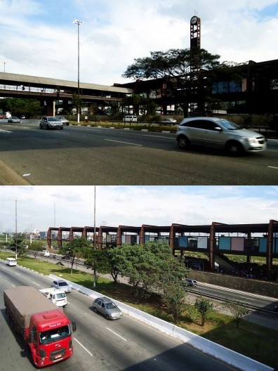 Fachada principal da estação de trem