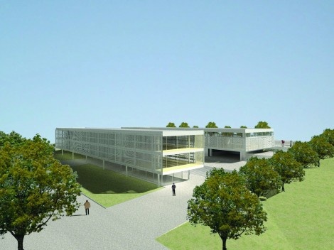 Vista externa geral do conjunto