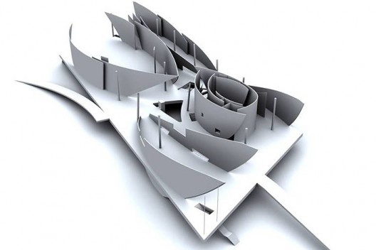 Cidade da Música, maquete, Rio de Janeiro. Arquiteto Christian de Portzamparc